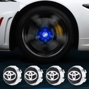 Toyota LED Car Wheel Hub Cap – 4 Pieces | Wheel Rim Center Cover  |   Toyota LED Car Wheel Hub Cap – 4 Pcs | হুইল রিম সেন্টার ক্যাপ