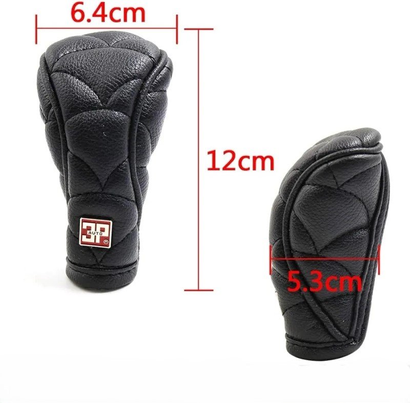 Anti-slip Car Gear Knob Cover for Automatic & Manual – Premium Leather Zipper Design | অ্যান্টি-স্লিপ কার গিয়ার নোব কভার (অটোমেটিক/ম্যানুয়াল) – প্রিমিয়াম লেদার জিপার ডিজাইন - Image 3