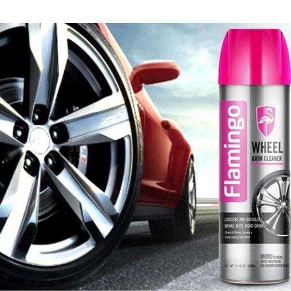 Flamingo Wheel & Rim Cleaner Spray | Car Wheel Cleaning Spray | Flamingo Wheel & Rim Cleaner Spray | গাড়ির হুইল ক্লিনার স্প্রে - Image 2