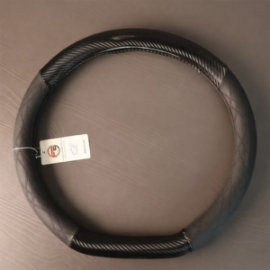 Universal Carbon Fiber Style Steering Wheel Cover – Premium Grip & Comfort  |  ইউনিভার্সাল কার্বন ফাইবার স্টাইল স্টিয়ারিং হুইল কভার (প্রিমিয়াম গ্রিপ)