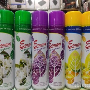Ermani Premium Air Freshener Spray – 300ml | Long-Lasting Room & Car Air Fragrance   |   এরমানি প্রিমিয়াম এয়ার ফ্রেশনার স্প্রে – ৩০০মি.লি | দীর্ঘস্থায়ী ঘর ও গাড়ি সুবাস