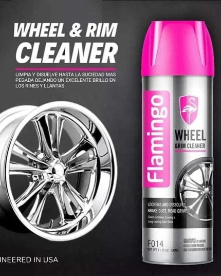 Flamingo Wheel & Rim Cleaner Spray | Car Wheel Cleaning Spray | Flamingo Wheel & Rim Cleaner Spray | গাড়ির হুইল ক্লিনার স্প্রে - Image 4