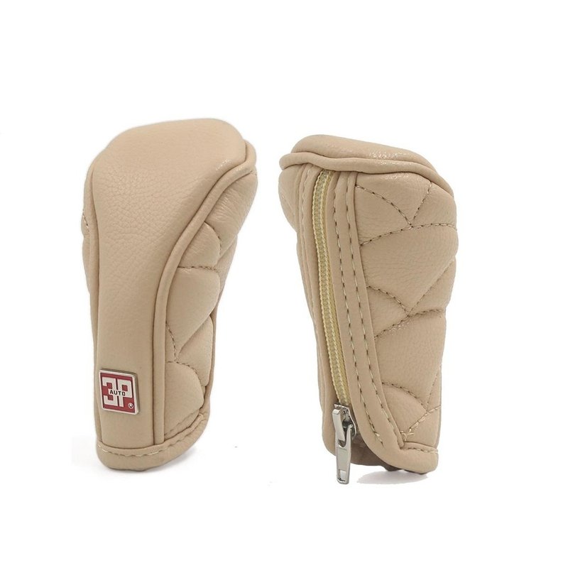 Anti-slip Car Gear Knob Cover for Automatic & Manual – Premium Leather Zipper Design | অ্যান্টি-স্লিপ কার গিয়ার নোব কভার (অটোমেটিক/ম্যানুয়াল) – প্রিমিয়াম লেদার জিপার ডিজাইন - Image 2