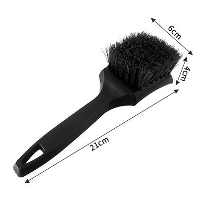 Car Tire Cleaning Brush – Hard Bristle | Tire Rubber Special Cleaning Brush | Car Tire Cleaning Brush – Hard Bristle | টায়ার রাবার স্পেশাল ক্লিনিং ব্রাশ - Image 2