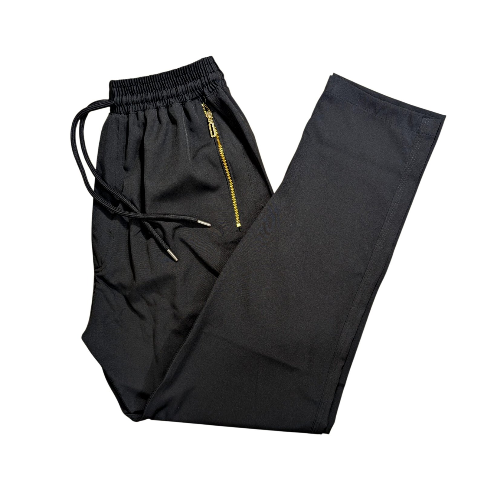 Premium Black Pant Cutting Micro Stretch Pajama for Men – Smart Slim Fit Trouser | প্যান্ট কাটিং মাইক্রো স্ট্রেচ পায়জামা (ব্ল্যাক) – প্রিমিয়াম স্মার্ট ফিট মেনস প্যান্ট - Image 2