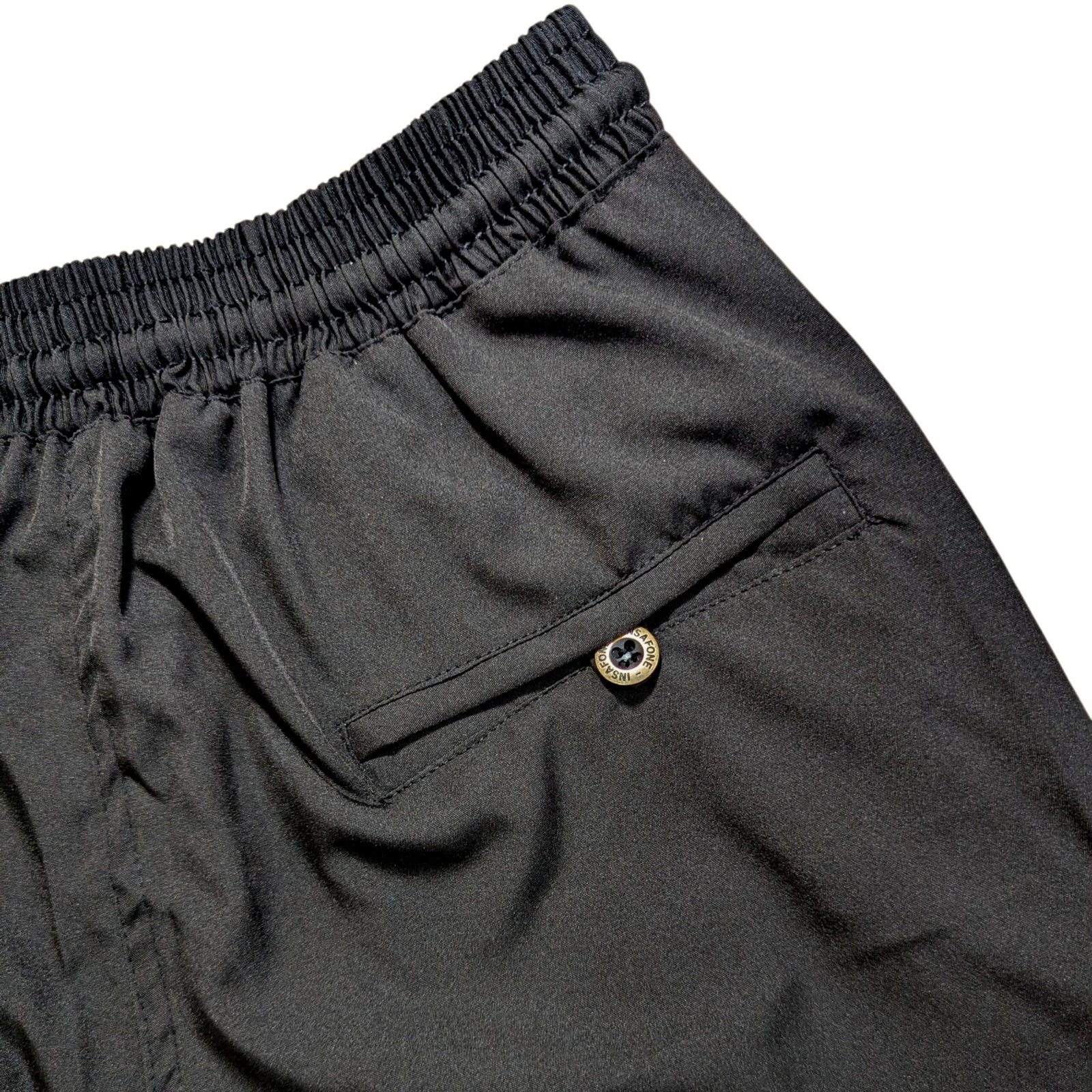 Premium Black Pant Cutting Micro Stretch Pajama for Men – Smart Slim Fit Trouser | প্যান্ট কাটিং মাইক্রো স্ট্রেচ পায়জামা (ব্ল্যাক) – প্রিমিয়াম স্মার্ট ফিট মেনস প্যান্ট - Image 4