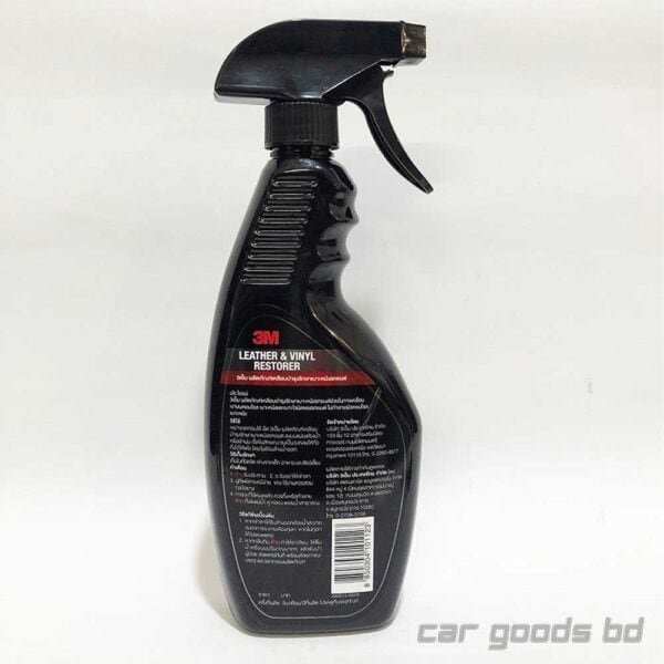 3M Leather & Vinyl Restorer 400ml – Interior Cleaner & Conditioner | 3M লেদার ও ভিনাইল রিস্টোরার 400ml – ইন্টেরিয়র ক্লিনার ও কন্ডিশনার - Image 3
