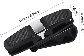 Car Sun Visor Glasses Holder Clip – Universal Sunglasses Storage Clip (2 PCS Set) | গাড়ির সান ভিসর চশমা হোল্ডার ক্লিপ – ইউনিভার্সাল সানগ্লাস স্টোরেজ (২ পিস সেট) - Image 3