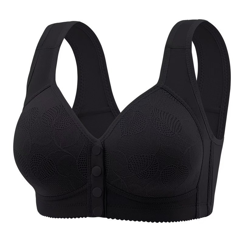 Women’s Front Button Cotton Bra | Wireless Soft & Comfortable Everyday Bra | নারীদের ফ্রন্ট বাটন কটন ব্রা | ওয়্যারলেস আরামদায়ক ডেইলি ব্রা - Image 3