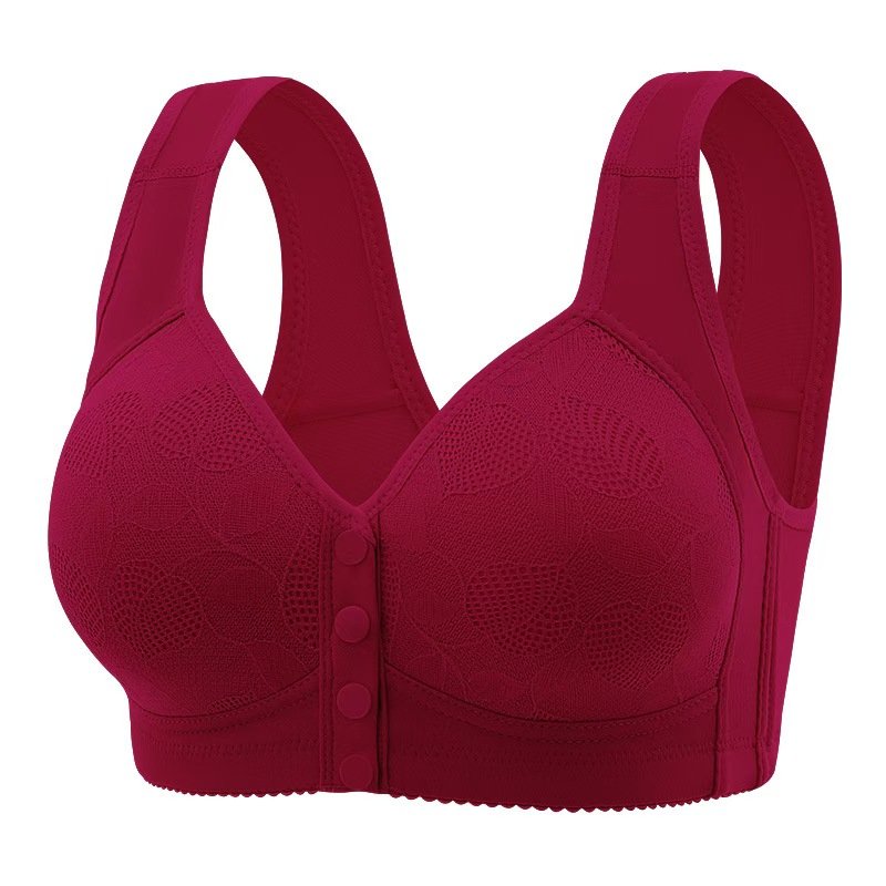 Women’s Front Button Cotton Bra | Wireless Soft & Comfortable Everyday Bra | নারীদের ফ্রন্ট বাটন কটন ব্রা | ওয়্যারলেস আরামদায়ক ডেইলি ব্রা - Image 5