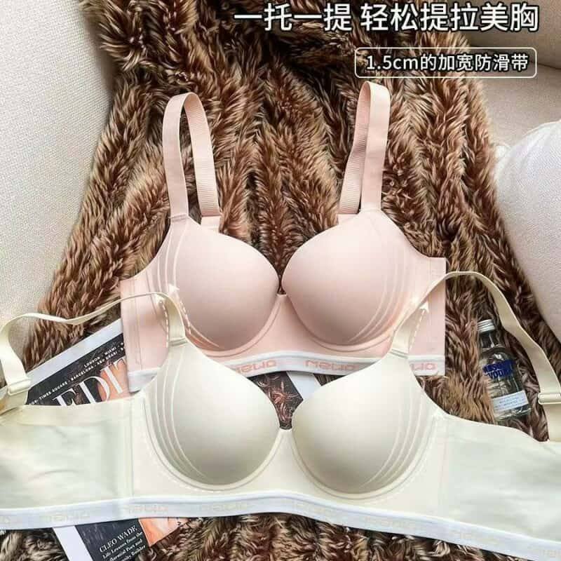 Women’s Seamless Push-Up Bra | Wireless Soft Padded Comfort Bra for Daily Use | নারীদের সিমলেস পুশ-আপ ব্রা | ওয়্যারলেস সফট প্যাডেড আরামদায়ক ডেইলি ব্রা - Image 5