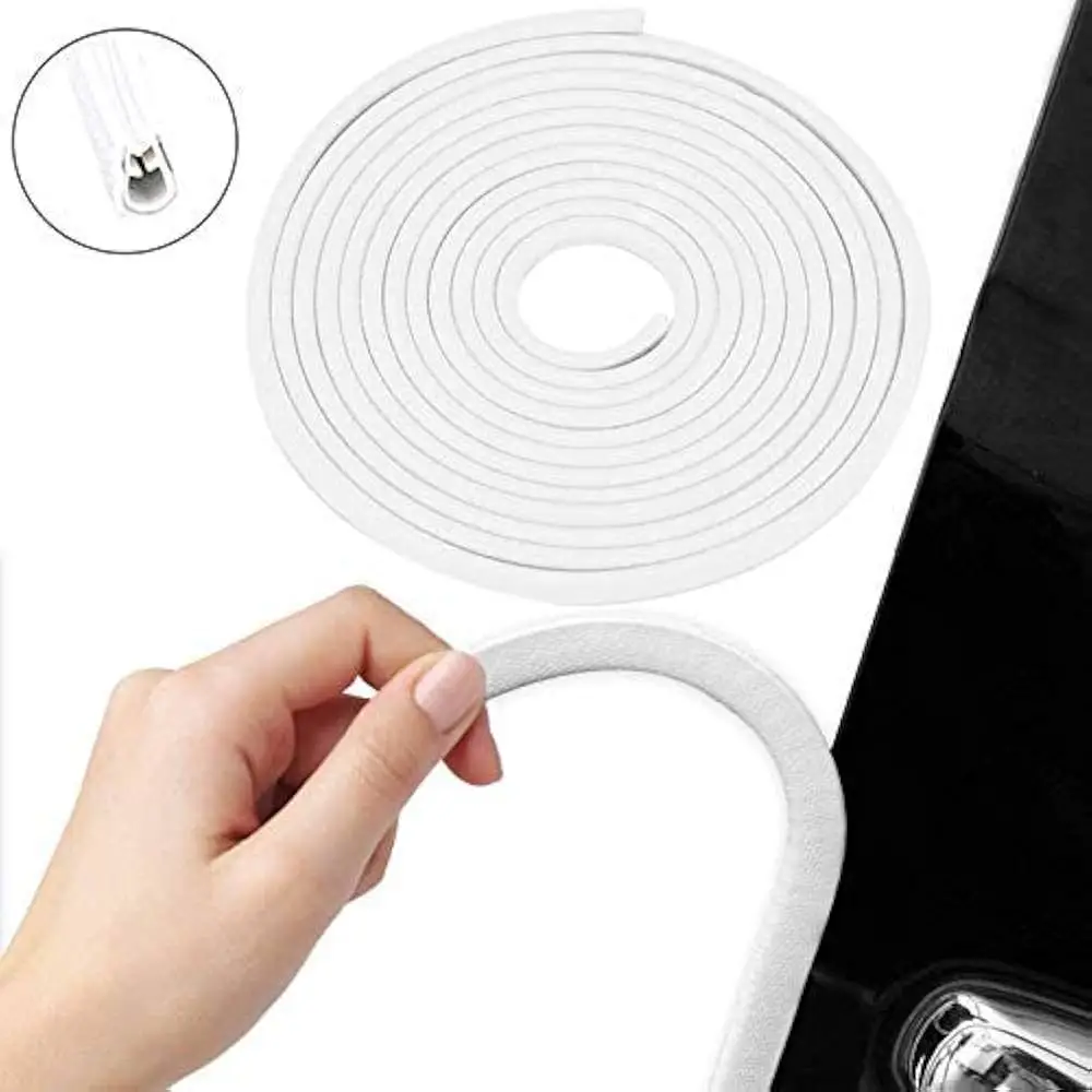 5 Meter Universal Car Door Edge Guard Protector Strip – Anti Scratch Trim Molding | ৫ মিটার ইউনিভার্সাল কার ডোর এজ গার্ড প্রটেক্টর স্ট্রিপ – অ্যান্টি স্ক্র্যাচ ট্রিম - Image 8