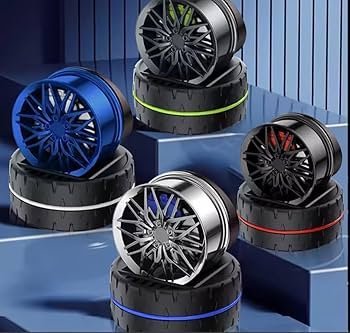 Car Wheel Shape Air Freshener – Rotating Alloy Rim Design Air Vent Perfume Diffuser | গাড়ির হুইল ডিজাইন এয়ার ফ্রেশনার – রোটেটিং অ্যালয় রিম এয়ার ভেন্ট পারফিউম ডিফিউজার