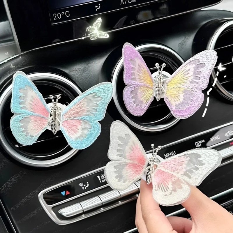 Car Air Vent Butterfly Decoration | Dashboard Butterfly Ornament | কার এয়ার ভেন্ট বাটারফ্লাই ডেকোরেশন | ড্যাশবোর্ড বাটারফ্লাই শোপিস