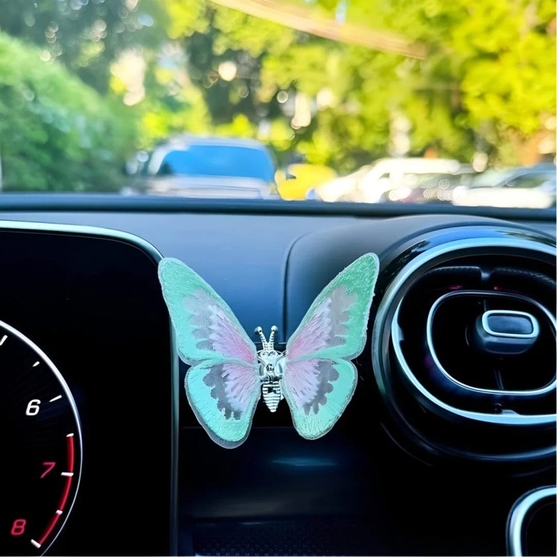 Car Air Vent Butterfly Decoration | Dashboard Butterfly Ornament | কার এয়ার ভেন্ট বাটারফ্লাই ডেকোরেশন | ড্যাশবোর্ড বাটারফ্লাই শোপিস - Image 4
