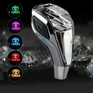 LED Illuminated Car Gear Shift Knob with Toyota Logo – Multi Color Automatic Gear Knob   |   LED লাইটযুক্ত কার গিয়ার শিফট নোব (Toyota লোগো স্টাইল) – মাল্টি কালার অটোমেটিক গিয়ার নোব