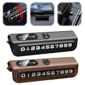 Car Temporary Parking Number Plate Card – Hidden Phone Number Display with Magnetic Flip Cover | গাড়ির টেম্পোরারি পার্কিং নাম্বার প্লেট কার্ড – হিডেন ফোন নাম্বার ডিসপ্লে