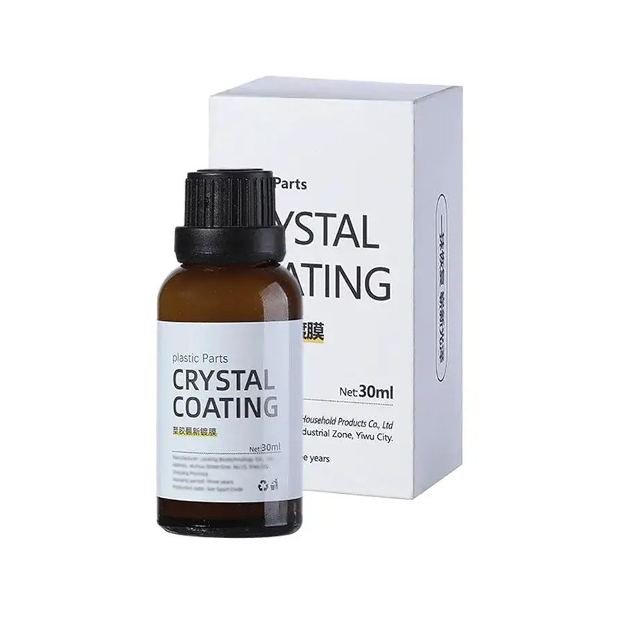 Plastic Parts Crystal Coating 30ml – Car Plastic Shine & Protection Liquid | প্লাস্টিক পার্টস ক্রিস্টাল কোটিং ৩০মিলি – গাড়ির প্লাস্টিক শাইন ও প্রটেকশন লিকুইড