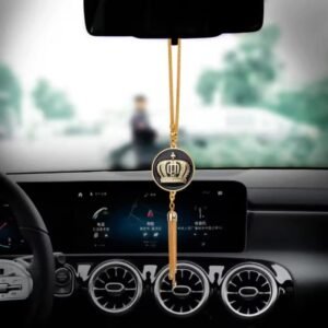Car Rear View Mirror Hanging Ornament â Crown Design Pendant | āĻāĻžā§āĻŋāϰ āϰāĻŋā§āĻžāϰ āĻāĻŋāĻ āĻŽāĻŋāϰāϰ āĻā§āϞāύā§āϤ āĻĄā§āĻā§āϰā§āĻļāύ (āĻā§āϰāĻžāĻāύ āĻĄāĻŋāĻāĻžāĻāύ)
