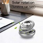 Double Ring Solar with Crystal Ball Car Perfume Diffuser | - Image 6