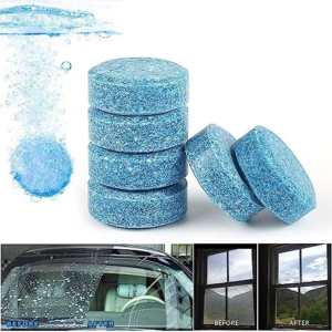 Effervescent Glass Cleaning Tablet for Car Windshield & Window Cleaner   |   গ্লাস ক্লিনিং ইফারভেসেন্ট ট্যাবলেট – কার উইন্ডশিল্ড ও জানালা পরিষ্কার ট্যাব