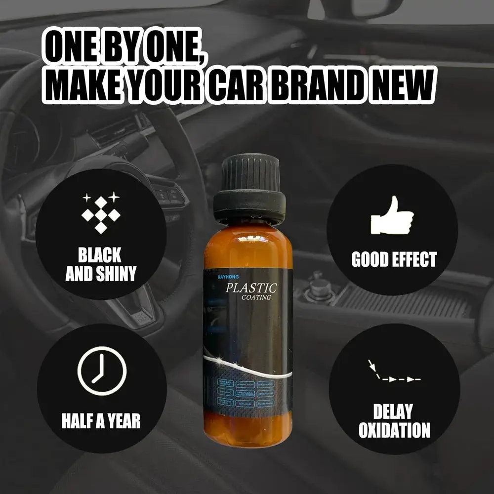 Premium Car Plastic Restorer Coating Liquid – Long Lasting Trim Shine & Protection | প্রিমিয়াম কার প্লাস্টিক রিস্টোরার কোটিং লিকুইড – প্লাস্টিক শাইন ও প্রটেকশন সলিউশন - Image 4