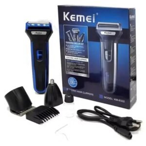 Kemei KM-6330 3 in 1 Electric Grooming Kit | Hair Clipper, Trimmer & Shaver | Kemei KM-6330 3 ইন 1 ইলেকট্রিক গ্রুমিং কিট | হেয়ার ক্লিপার, ট্রিমার ও শেভার
