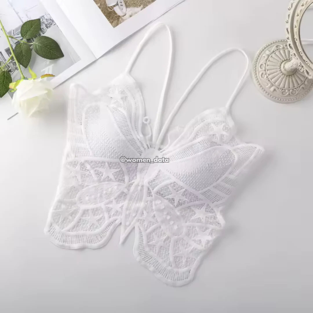 Butterfly Lace Bralette for Women – Stylish Wireless Fancy Bra | বাটারফ্লাই লেস ব্রালেট – স্টাইলিশ ওয়্যারলেস ফ্যান্সি ব্রা - Image 6