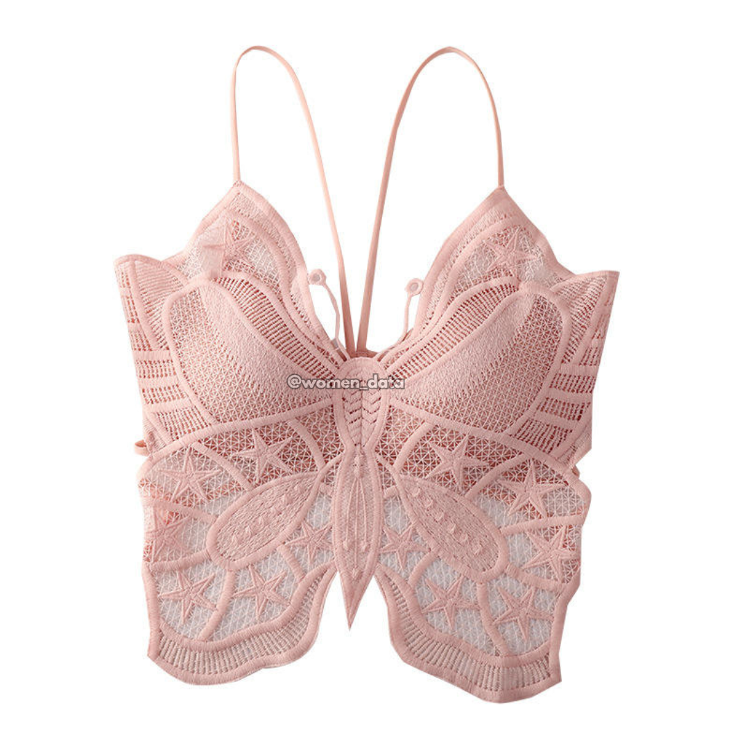 Butterfly Lace Bralette for Women – Stylish Wireless Fancy Bra | বাটারফ্লাই লেস ব্রালেট – স্টাইলিশ ওয়্যারলেস ফ্যান্সি ব্রা - Image 4