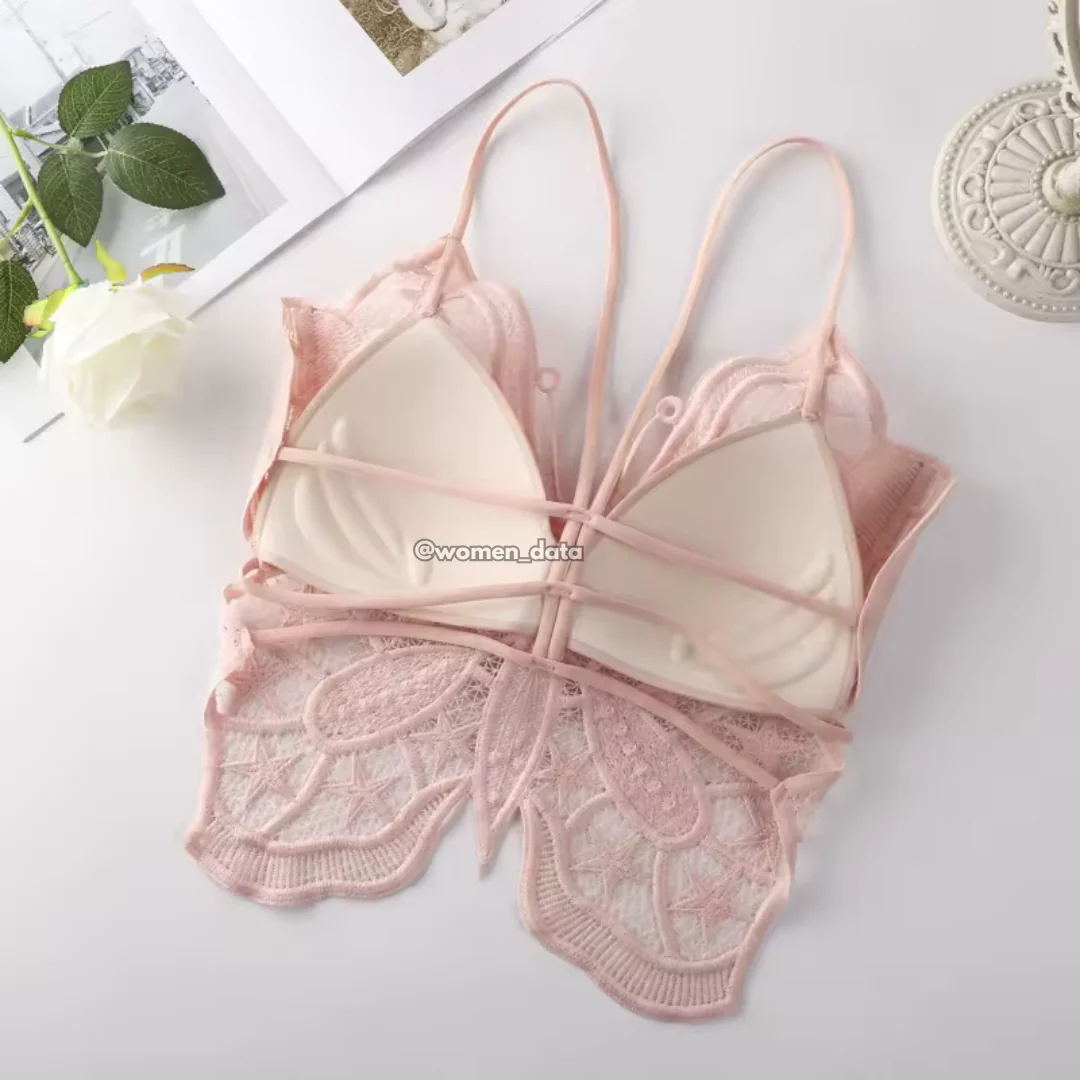 Butterfly Lace Bralette for Women – Stylish Wireless Fancy Bra | বাটারফ্লাই লেস ব্রালেট – স্টাইলিশ ওয়্যারলেস ফ্যান্সি ব্রা - Image 5