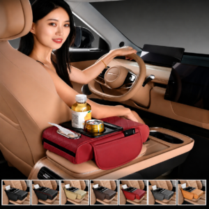 Universal Car Seat Armrest Cushion with Storage Box & Cup Holder – Premium Center Console Arm Support | ইউনিভার্সাল কার সিট আর্মরেস্ট কুশন স্টোরেজ বক্স ও কাপ হোল্ডারসহ – প্রিমিয়াম সেন্টার কনসোল সাপোর্ট