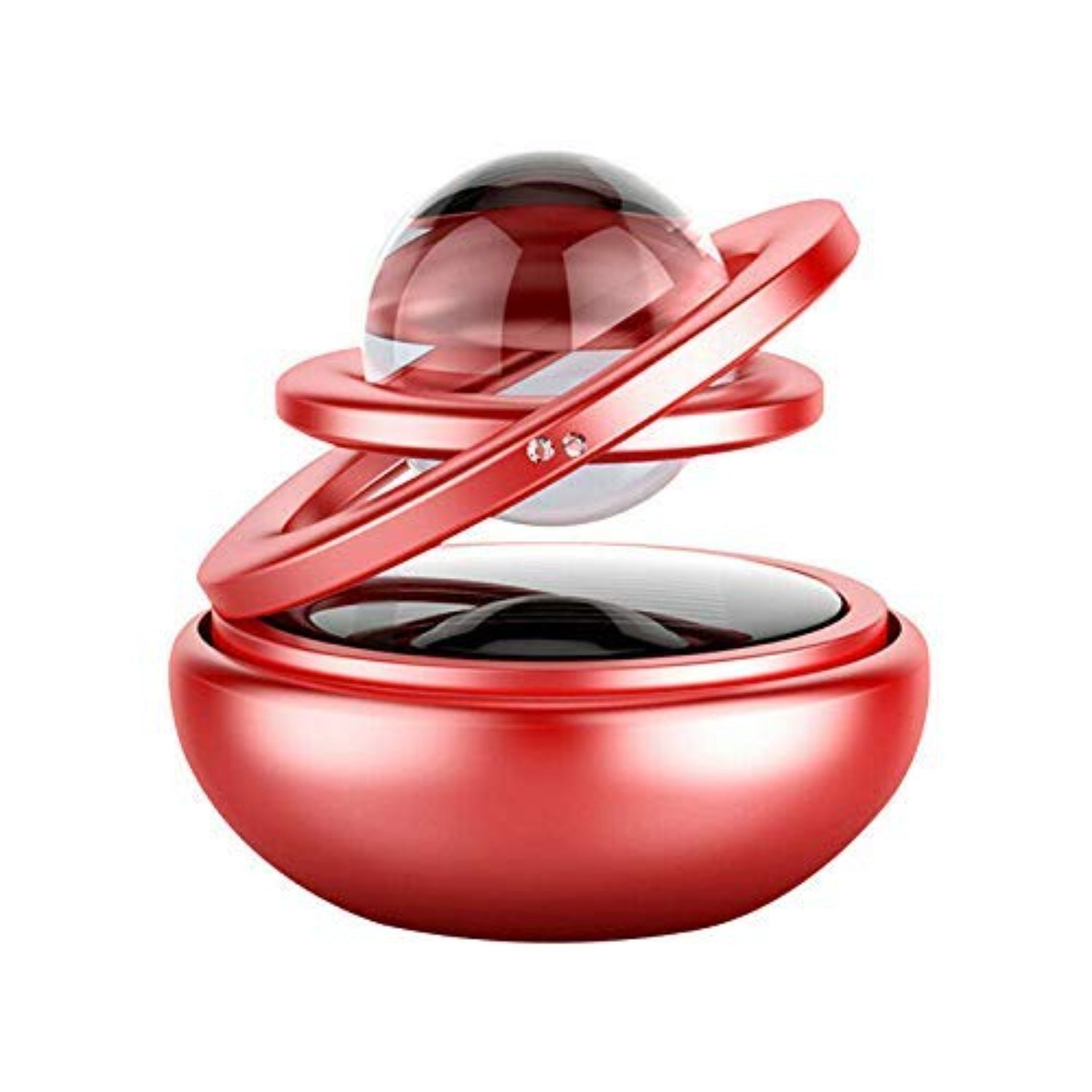 Double Ring Solar with Crystal Ball Car Perfume Diffuser | - Image 7