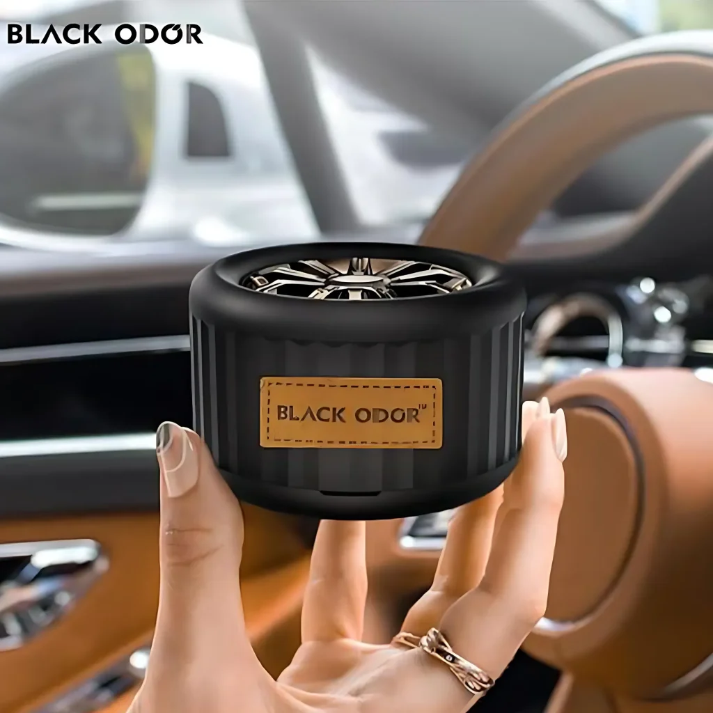 Black Odor Car Dashboard Air Freshener | Long Lasting Car Perfume | ব্ল্যাক ওডর কার ড্যাশবোর্ড এয়ার ফ্রেশনার | লং লাস্টিং কার পারফিউম - Image 3