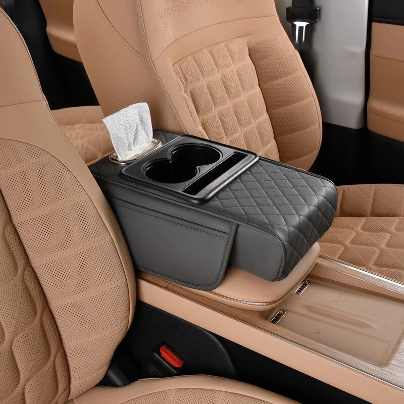 Universal Car Seat Armrest Cushion with Storage Box & Cup Holder – Premium Center Console Arm Support | ইউনিভার্সাল কার সিট আর্মরেস্ট কুশন স্টোরেজ বক্স ও কাপ হোল্ডারসহ – প্রিমিয়াম সেন্টার কনসোল সাপোর্ট - Image 7