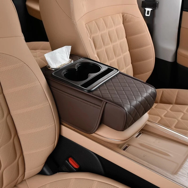 Universal Car Seat Armrest Cushion with Storage Box & Cup Holder – Premium Center Console Arm Support | ইউনিভার্সাল কার সিট আর্মরেস্ট কুশন স্টোরেজ বক্স ও কাপ হোল্ডারসহ – প্রিমিয়াম সেন্টার কনসোল সাপোর্ট - Image 5