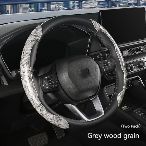 Two Part Wooden Steering Cover for Cars - Image 4