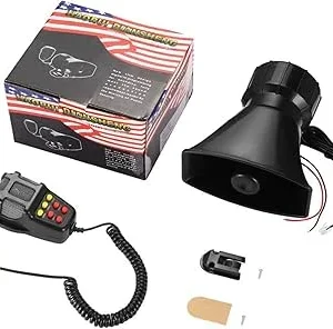 Siren 12V – 7 Tone Sound Horn | Car Siren Speaker | Emergency Alarm System