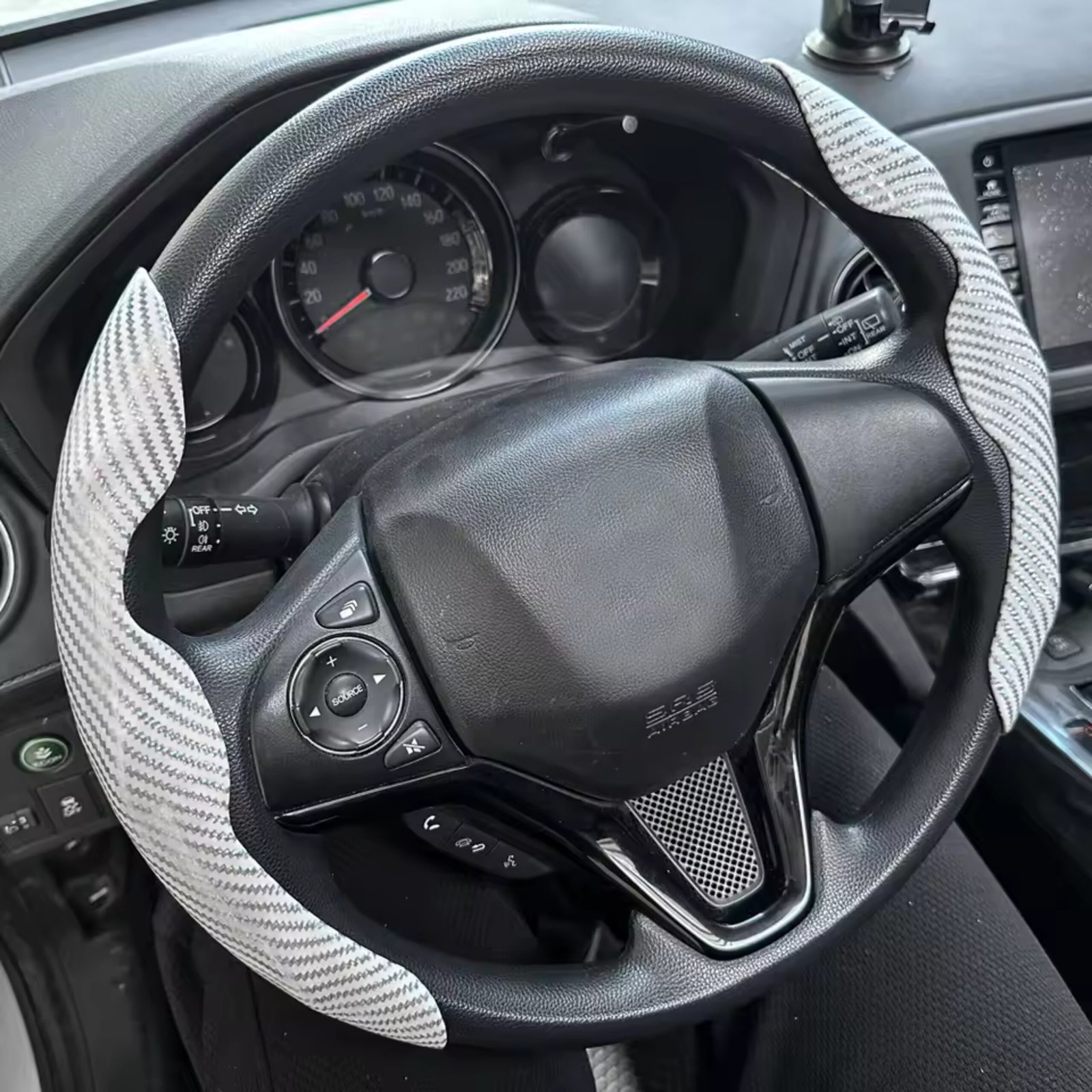Two Part Wooden Steering Cover for Cars - Image 7