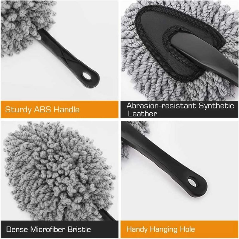 Small Microfiber Car Duster Super Soft Microfiber Car Dash Duster Interior Exterior Cleaning - Image 6