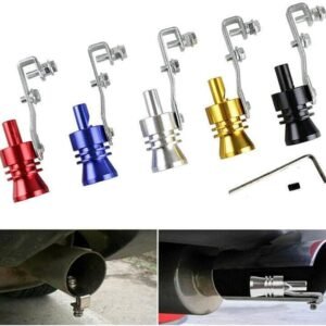 Universal Adjustable Car Exhaust Turbo Sound Whistle Muffler – Sports Racing Sound Simulator