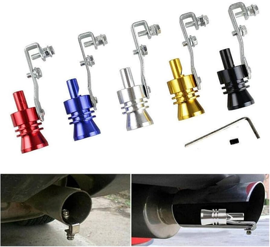 Universal Adjustable Car Exhaust Turbo Sound Whistle Muffler – Sports Racing Sound Simulator