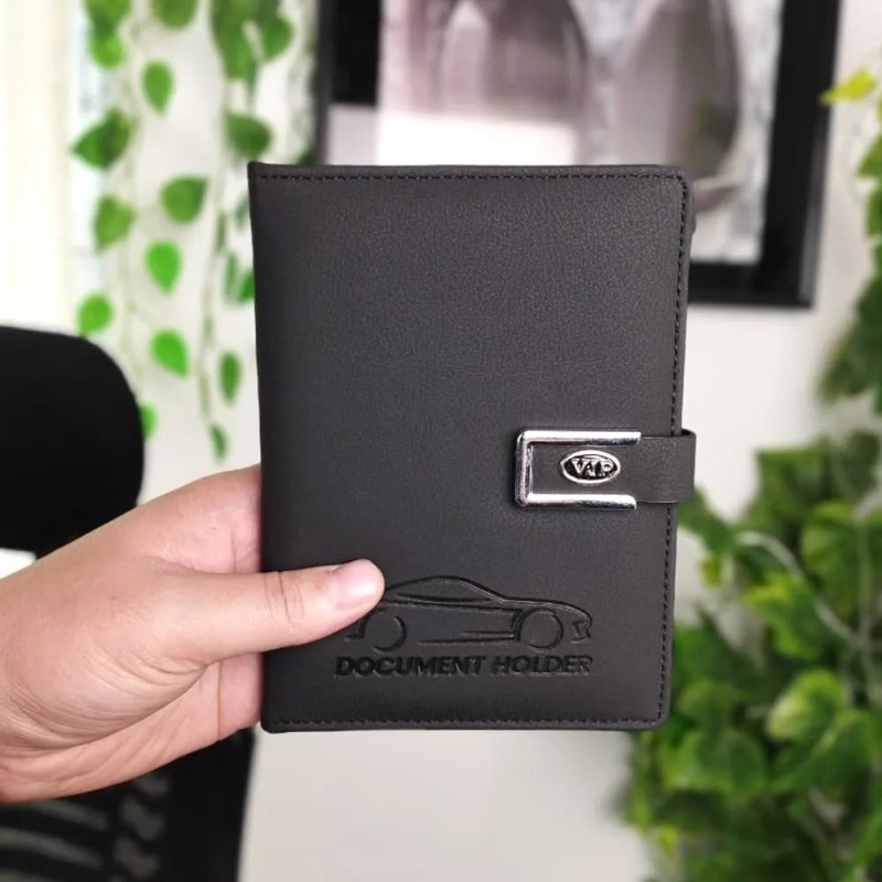 Premium Leather Car Document Holder Wallet – Vehicle Registration & Insurance Organizer Case | প্রিমিয়াম লেদার কার ডকুমেন্ট হোল্ডার ওয়ালেট – গাড়ির কাগজপত্র রাখার অর্গানাইজার কেস - Image 3