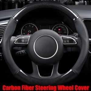 Carbon Fiber Steering Wheel Cover – Premium Style & Comfort for Your Car