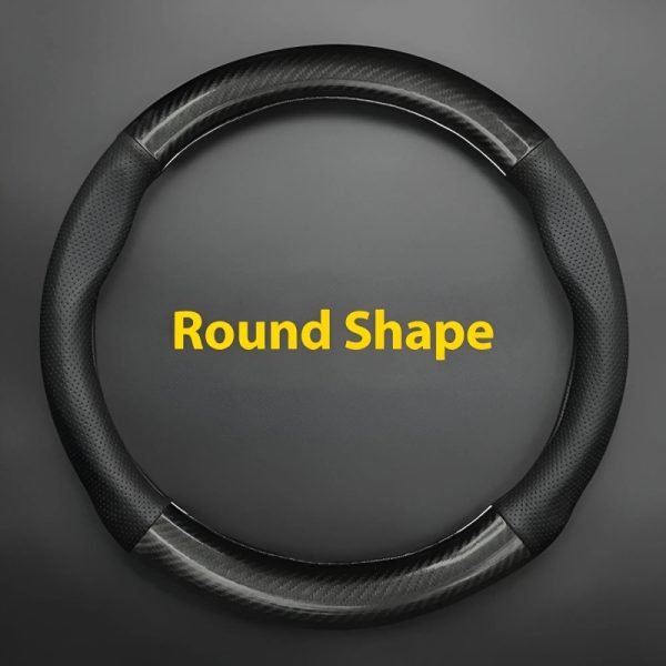 Carbon Fiber Steering Wheel Cover – Premium Style & Comfort for Your Car - Image 3