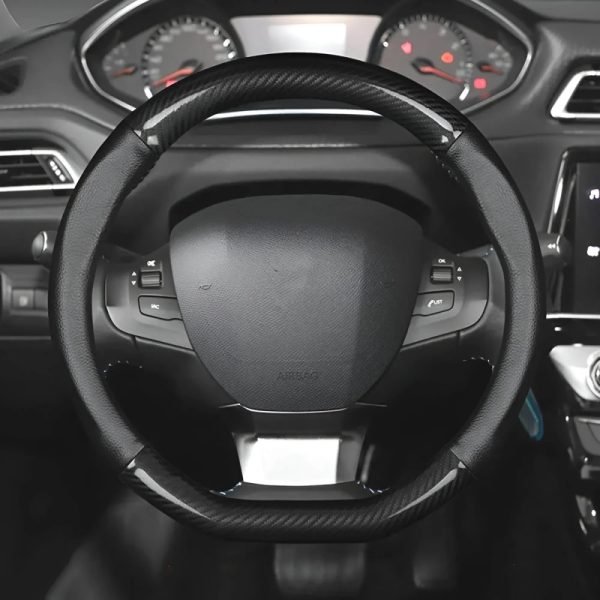 Carbon Fiber Steering Wheel Cover – Premium Style & Comfort for Your Car - Image 4