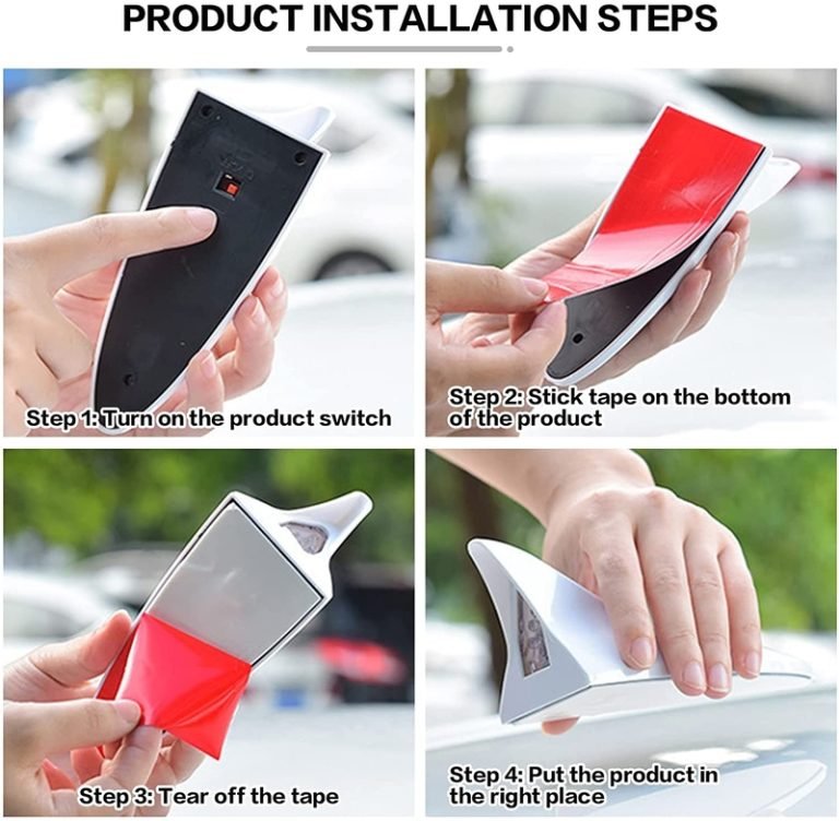 Car Solar Shark Fin Antenna – Aerodynamic, Stylish, and Signal-Boosting - Image 4