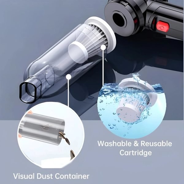 Suitu Powerful Wireless Vacuum Cleaner for Car and Home Cleaning - Image 7