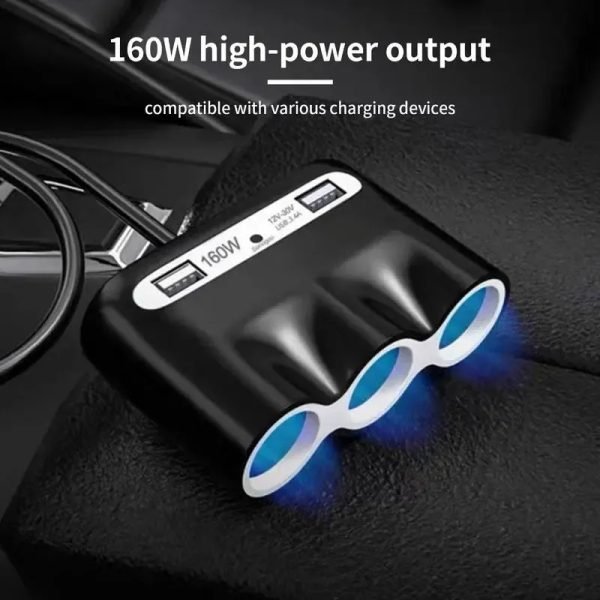 Sonogoo 3 Soccer Car fast Charger Auto Charging Port USB Car Solid Interface With Smart Chip Flat Design - Image 5