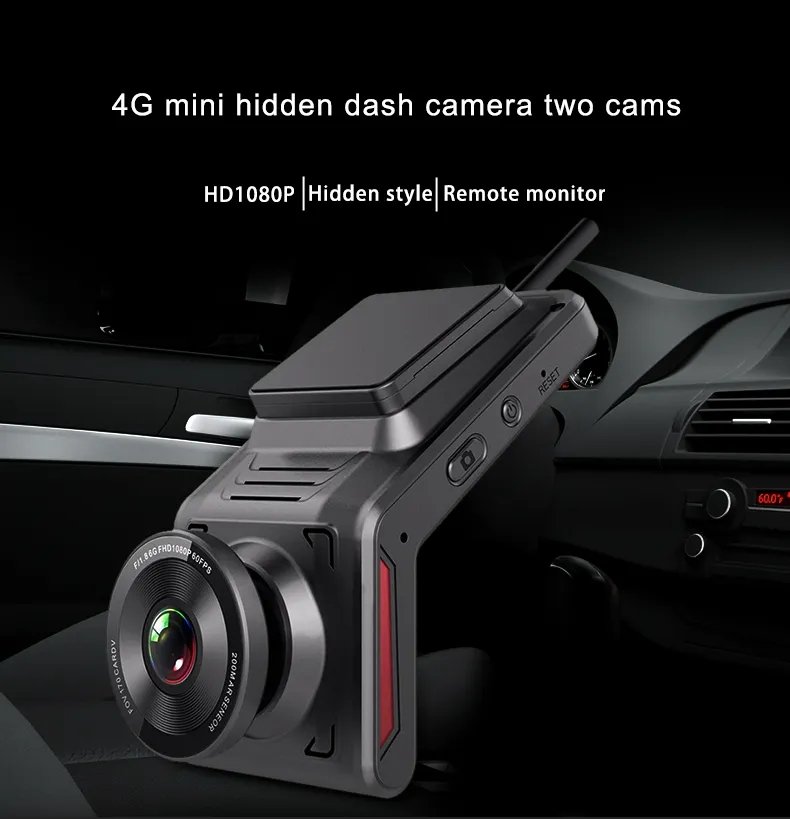 Smart Car 4G Dash Cam | FHD 1080P | Cloud Live Recording | Mobile App Control | 24/7 Remote Monitoring | WiFi Hotspot | GPS Tracker | G-Sensor | Dual Lens Front & Rear Camera - Image 11