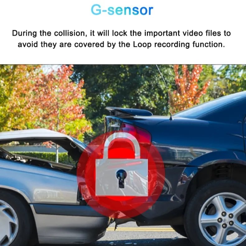 Smart Car 4G Dash Cam | FHD 1080P | Cloud Live Recording | Mobile App Control | 24/7 Remote Monitoring | WiFi Hotspot | GPS Tracker | G-Sensor | Dual Lens Front & Rear Camera - Image 9